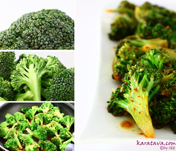 brokoli garnitur salata